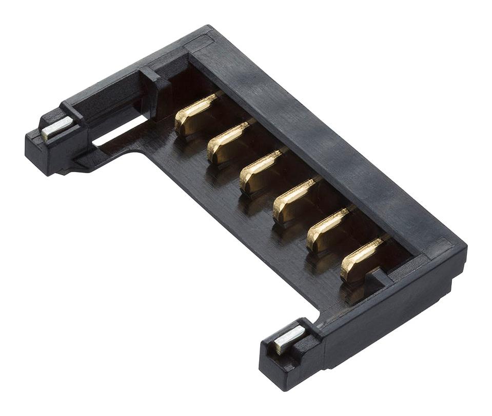 Molex 212134-0006 Connector, Header, 6Pos, 1Row, 1mm