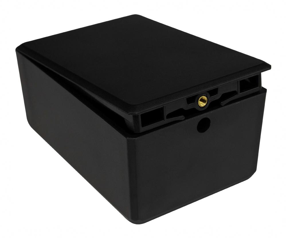 CamdenBoss Cbeac-01-Bk Enclosure, Electronic, Abs, Black