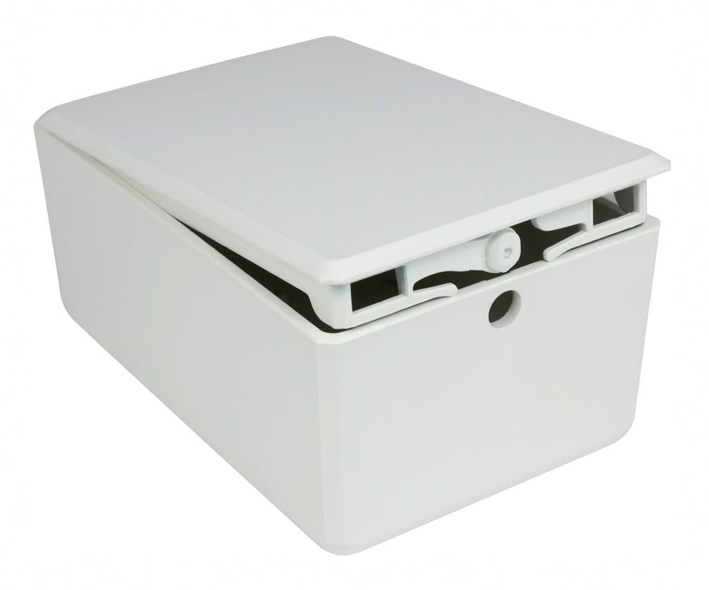 CamdenBoss Cbeac-01-Wh Enclosure, Electronic, Abs, White