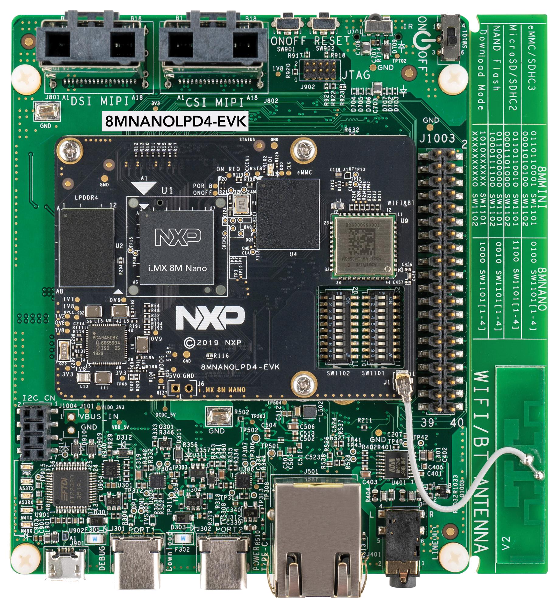 NXP Semiconductors Semiconductors 8Mnanolpd4-Evk Eval Kit, I.mx 8M Nano Processor