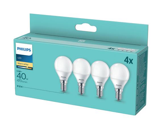 Philips Lighting 929001253740 Replace Led Bulb, Warm Wht, 470Lm, 5.5W