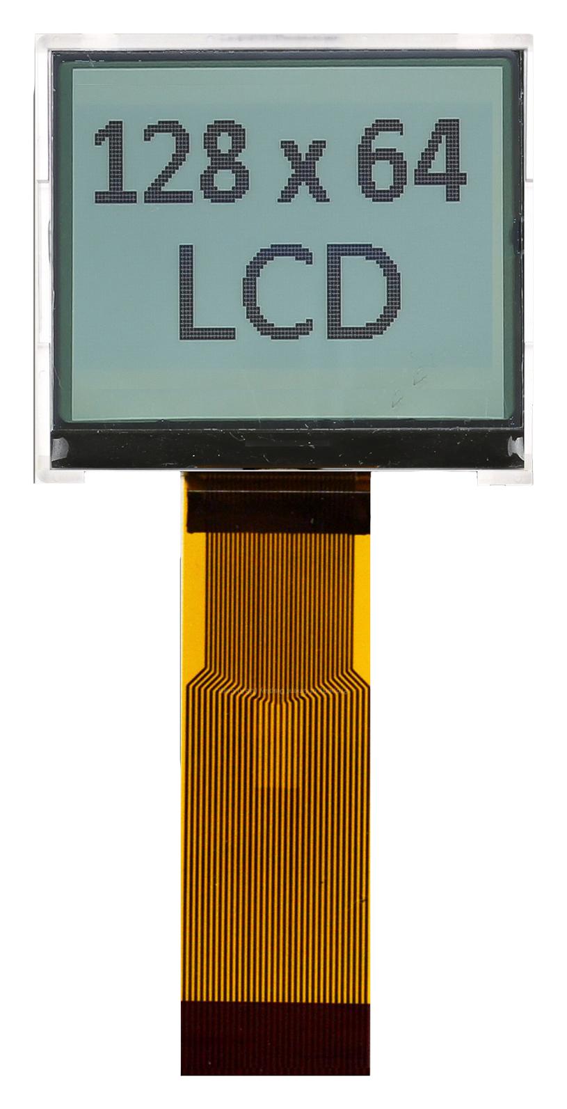 Midas Displays Mccog128064D6W-Fptlw Lcd Graphic Display, Cog, 128X64P, Fstn