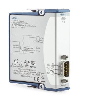 NI/emerson 781673-02 NI-9881, Canopen Interface Module