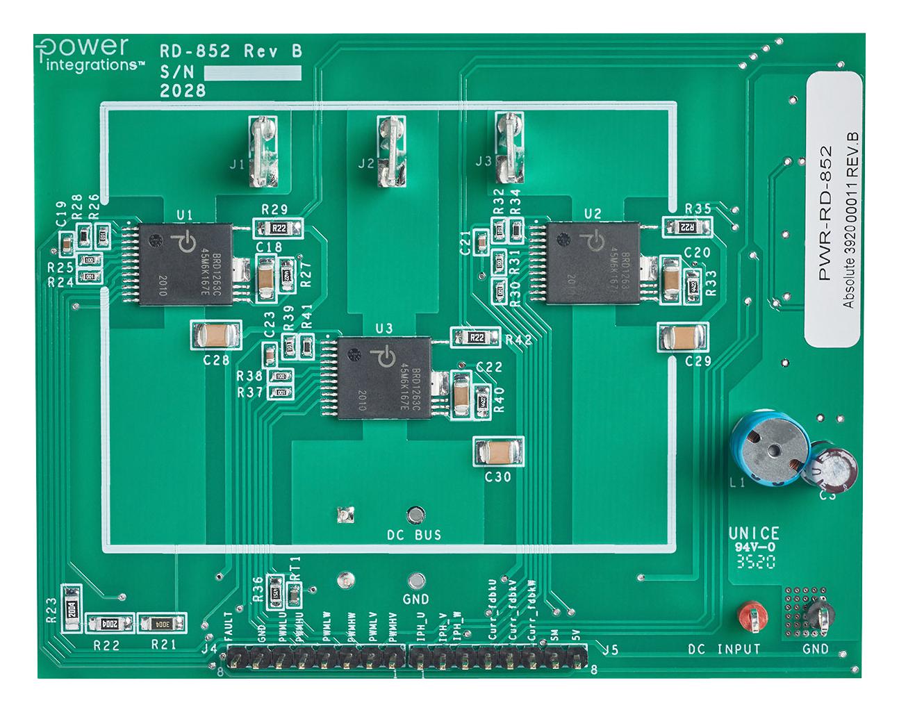 Power Integrations Rdk-852 Ref Design Board, Bldc Motor Driver