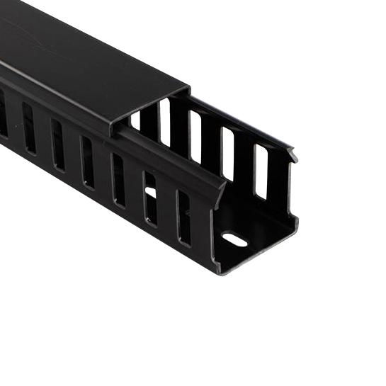 Betaduct 09040000Y Closed Slot Duct, Pvc, Blk, 75X25mm