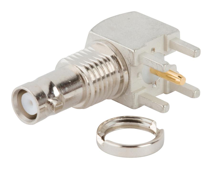 Amphenol RF 034-5066 Rf Coax Connector, R/a Hd-Bnc Jack, 50 Ohm