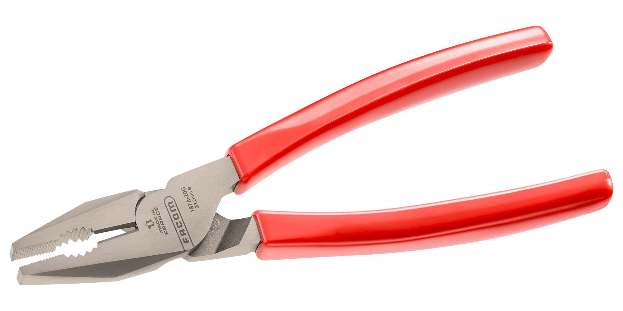 Facom 187A.20G Combination Plier, 2.2mm, 205mm L