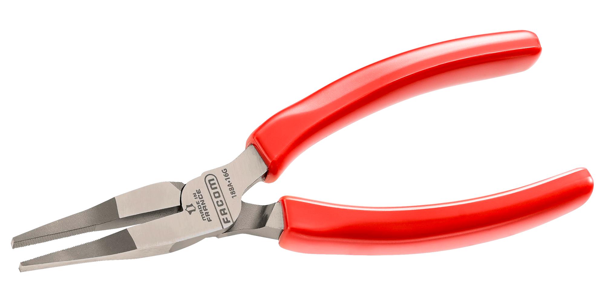 Facom 188A.16G Plier, Flat Nose, 168mm