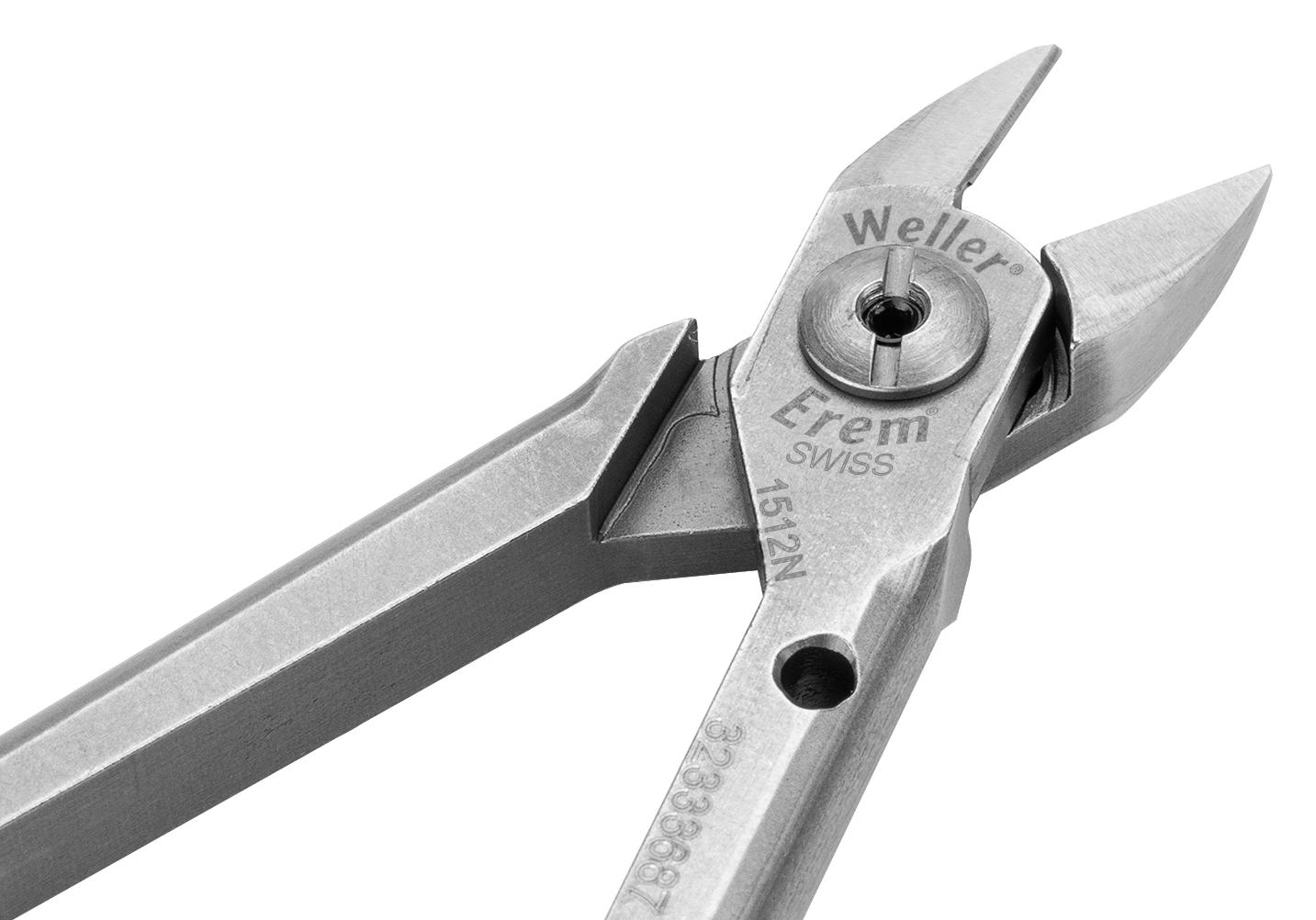 Weller Erem 1512N Wire Cutter, Semi Flush/oval Head, 1.6mm