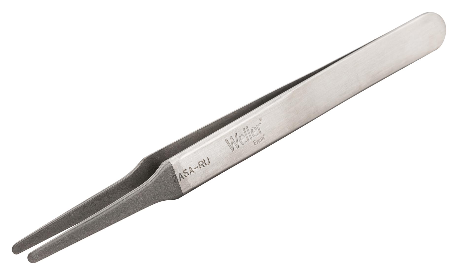 Weller Erem 2Asaru Tweezer, Straight/round, 4.75, Ss Body