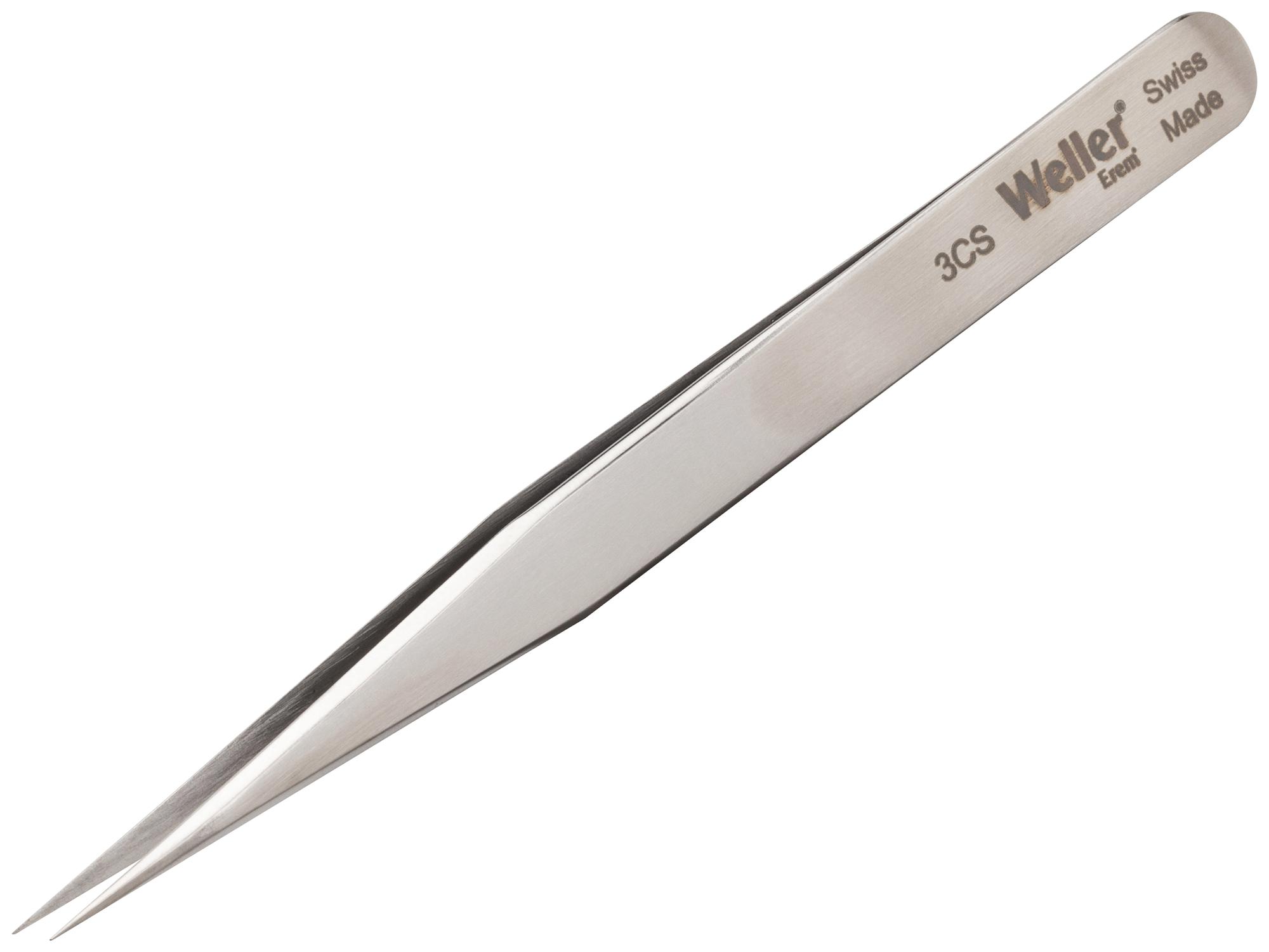 Weller Erem 3Cs Tweezer, Precision, Strgt/pointed, 110mm