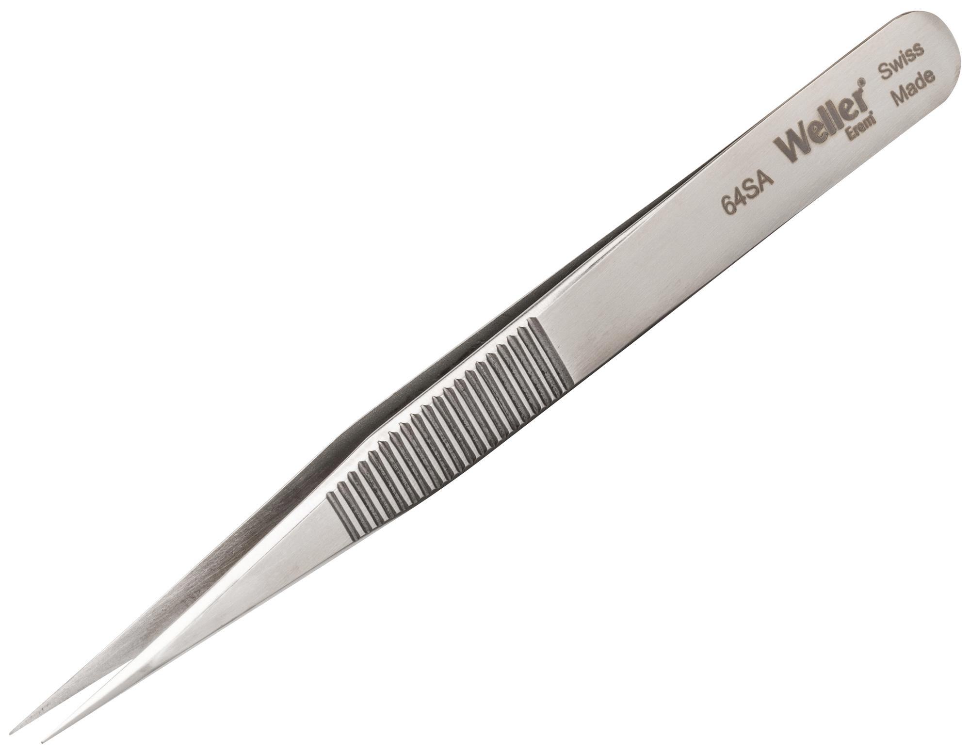 Weller Erem 64Sa Tweezer, Precision, Strgt/pointed, 120mm