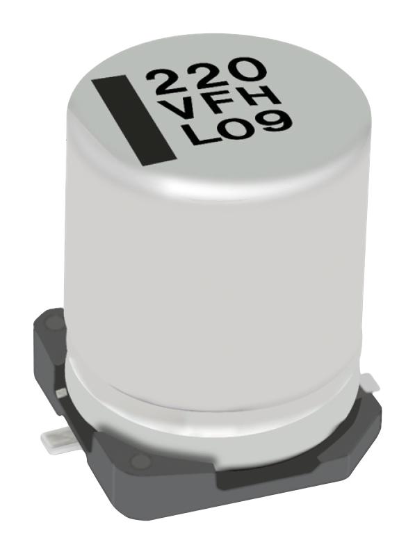 Panasonic Eeefh1V221Ul Capacitor, 220Uf, 35V, Alu Elec, Smd