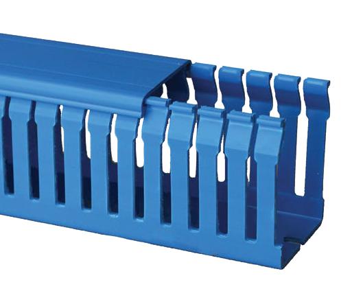 Betaduct 20476073H Narrow Slot Duct, Noryl, Blue, 54X78mm