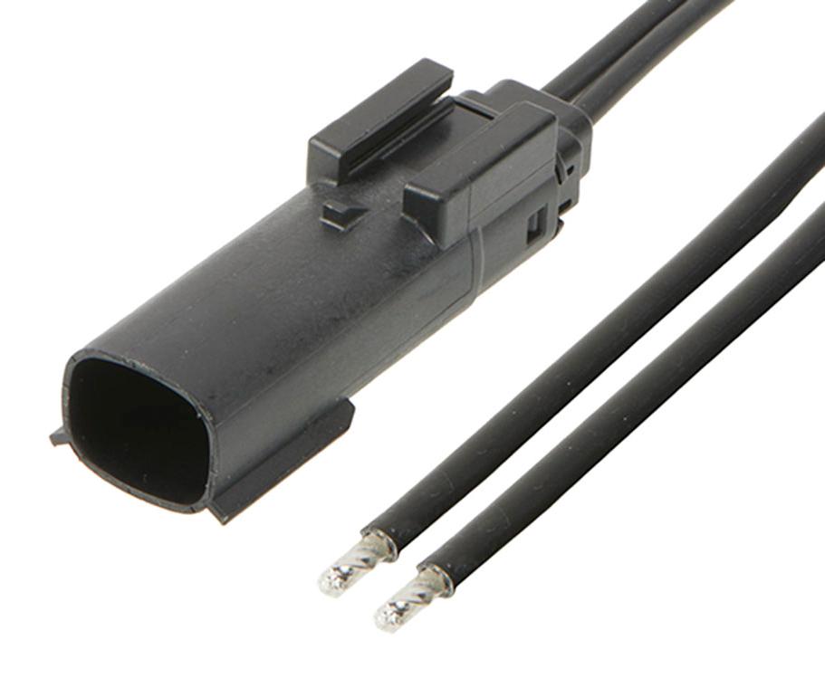 Molex 2162831023 Wtb Cable, 2P Mx150 Plug-Free End, 23.6