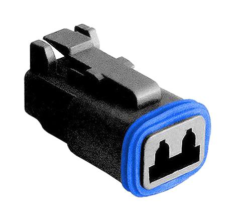 Bulgin Px0100S02Bk Automotive Connector, Plug, 2Pos, 13A, 250Vdc