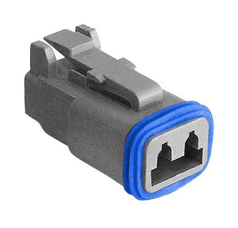 Bulgin Px0100S02Gy Automotive Connector, Plug, 2Pos, 13A, 250Vdc