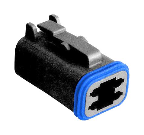 Bulgin Px0100S04Bk Automotive Connector, Plug, 4Pos, 13A, 250Vdc