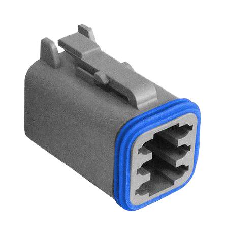 Bulgin Px0100S06Gy Automotive Connector, Plug, 6Pos, 13A, 250Vdc