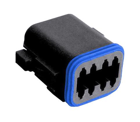 Bulgin Px0105S08Abk Automotive Connector, Plug, 8Pos, 13A, 250Vdc