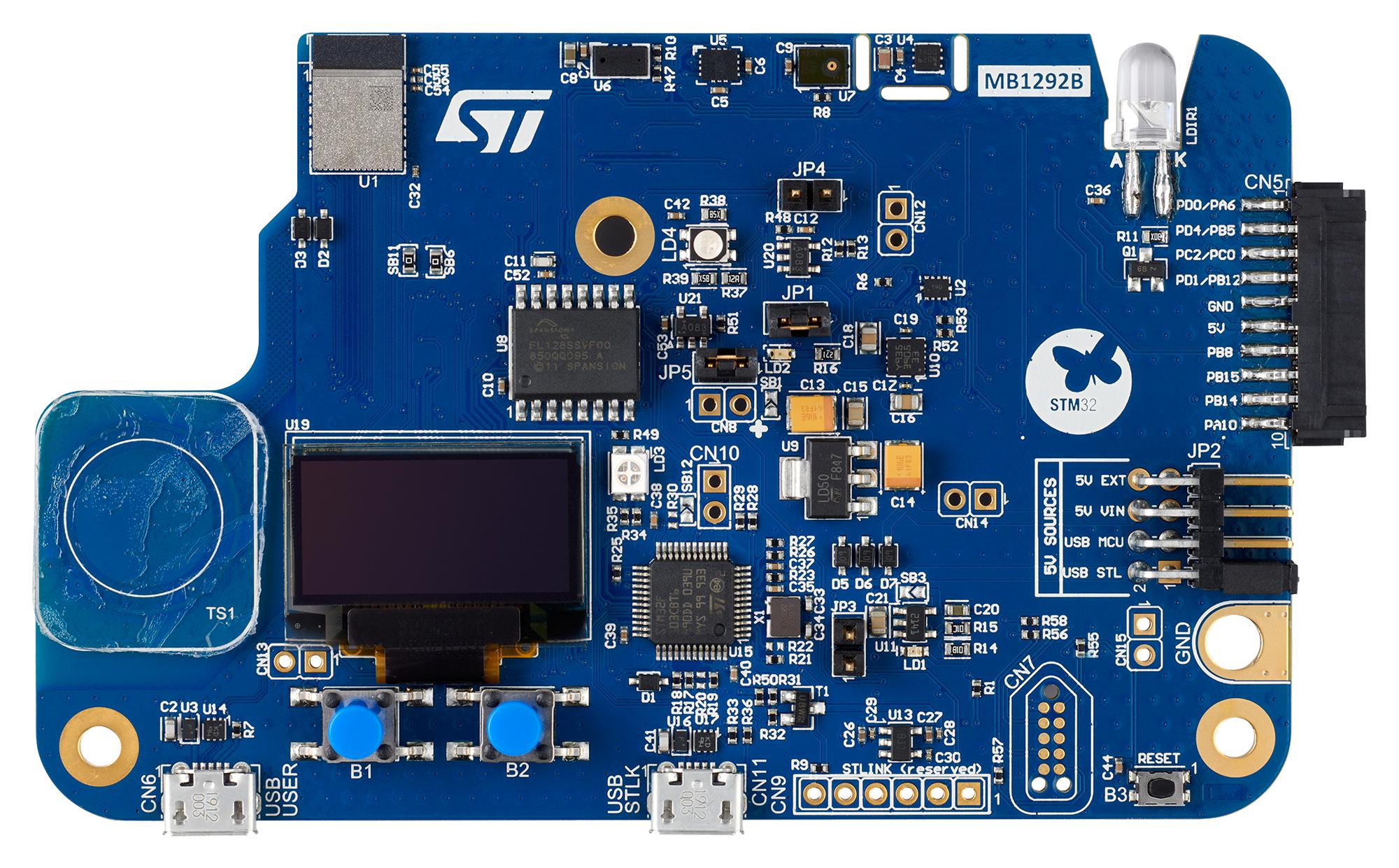 STMicroelectronics Stm32Wb5mm-Dk Discovery Kit, Bluetooth/zigbee/thread