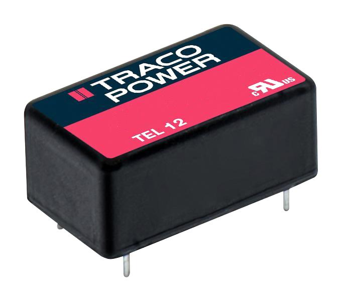 TRACO Power Tel 12-1213 Dc-Dc Converter, 15V, 0.8A