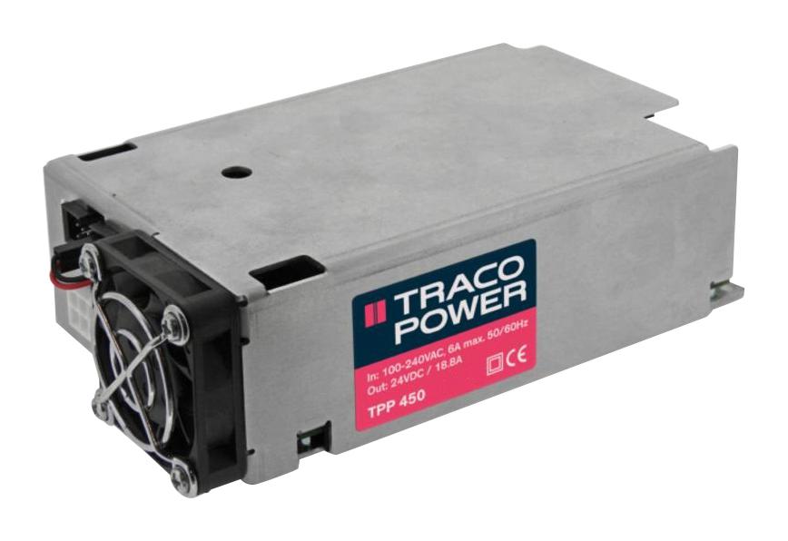 TRACO Power Tpp 450-136B-M Power Supply, Ac-Dc, 36V, 12.5A