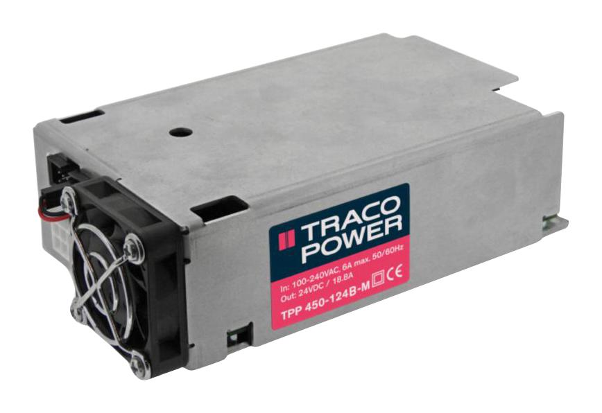 TRACO Power Tpp 450-124B-M Power Supply, Ac-Dc, 24V, 18.75A