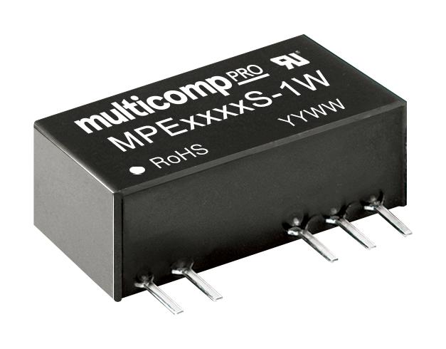 Multicomp Pro Mpe0503S-1W Dc-Dc Converter, 2 O/p, 1W