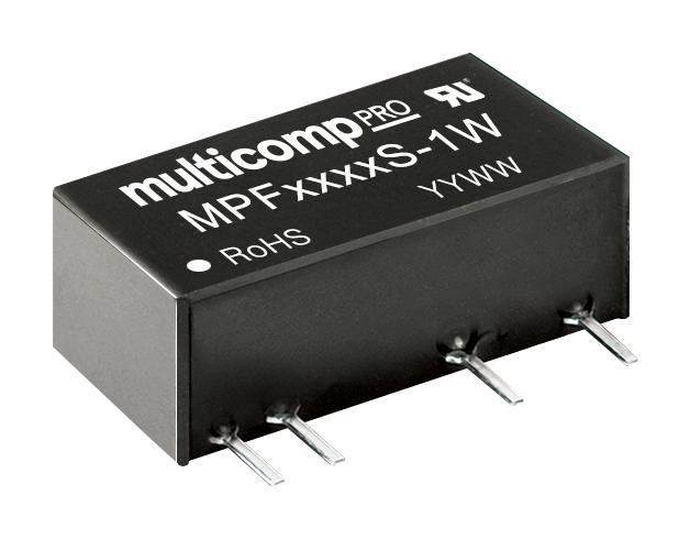 Multicomp Pro Mpf1209S-1W Dc-Dc Converter, 9V, 0.111A