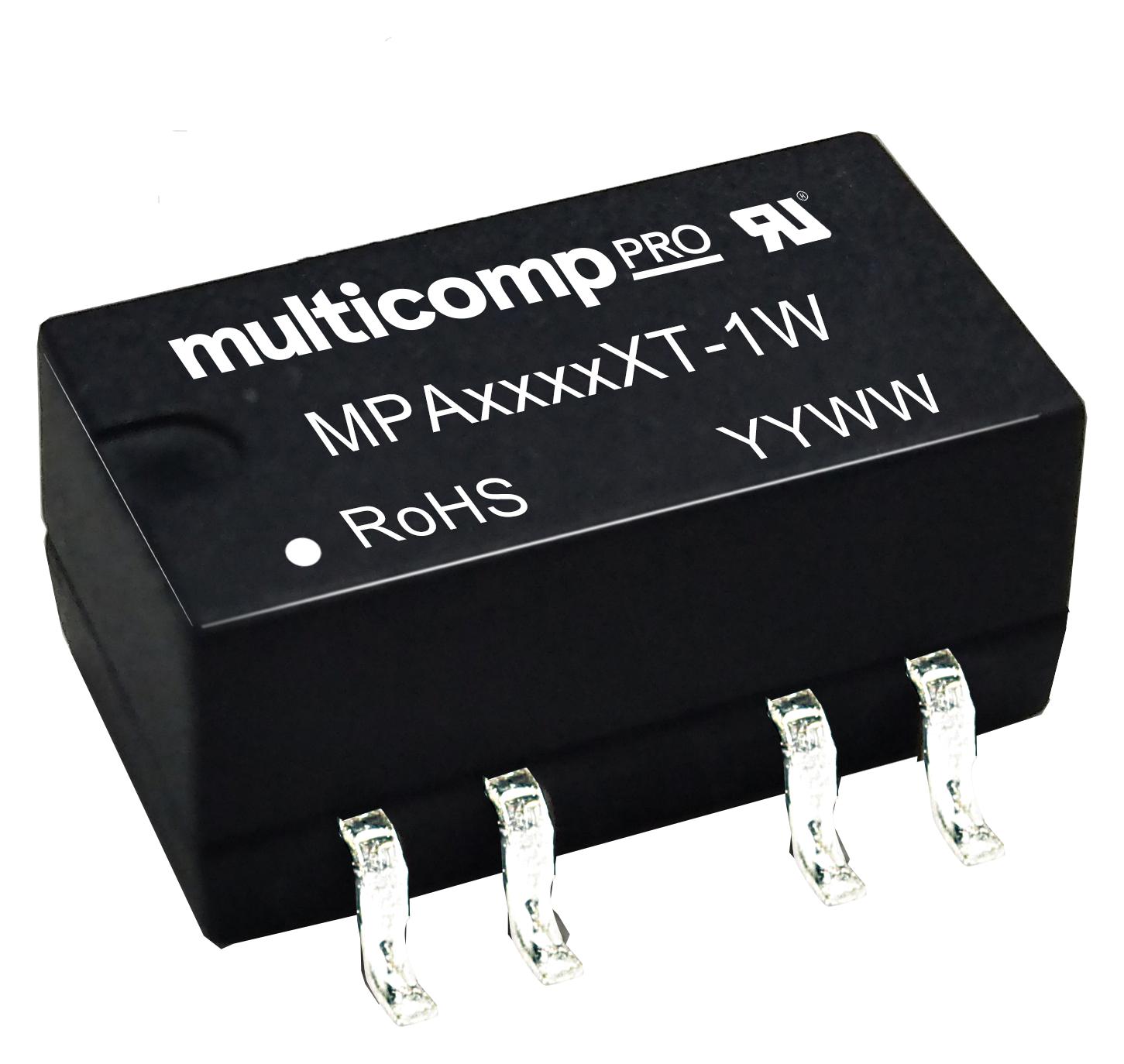 Multicomp Pro Mpa2405Xt-1W Dc-Dc Converter, 2 O/p, 1W