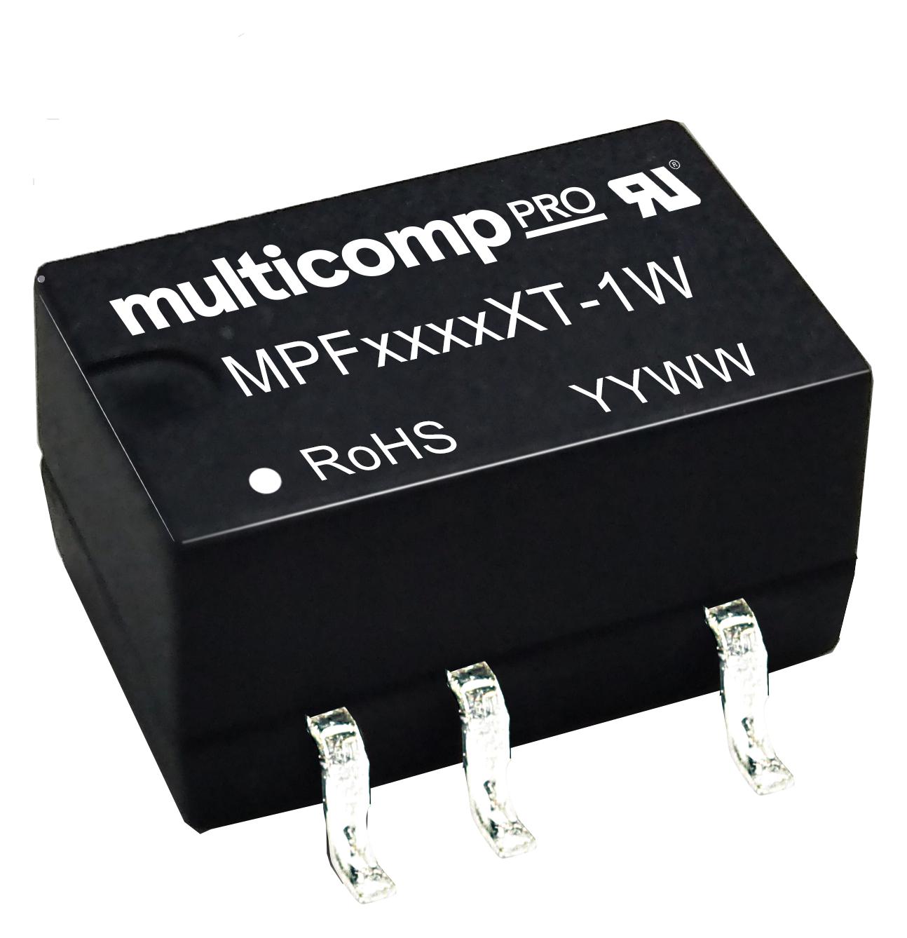 Multicomp Pro Mpf1505Xt-1W Dc-Dc Converter, 5V, 0.2A