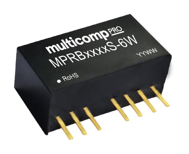 Multicomp Pro Mprb2415S-6W Dc-Dc Converter, 15V, 0.4A