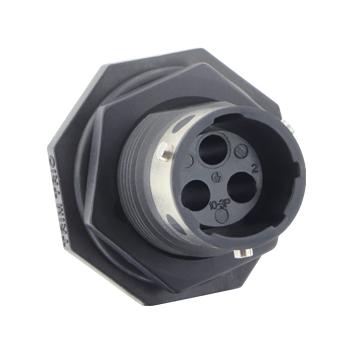 Souriau Utgx7103P Circular Connector, Rcpt, 3Pos, Jam Nut