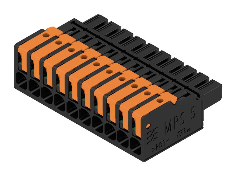 Weidmuller 2741640000 Terminal Block, Pluggable, 10Pos, 14Awg