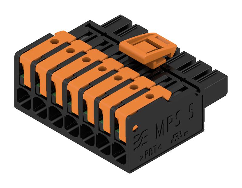 Weidmuller 2741720000 Terminal Block, Pluggable, 7Pos, 14Awg