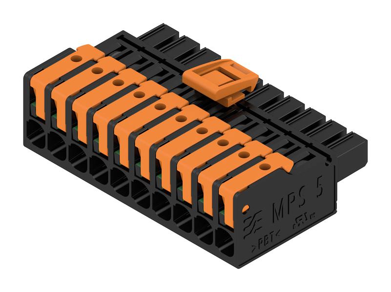 Weidmuller 2741750000 Terminal Block, Pluggable, 10Pos, 14Awg