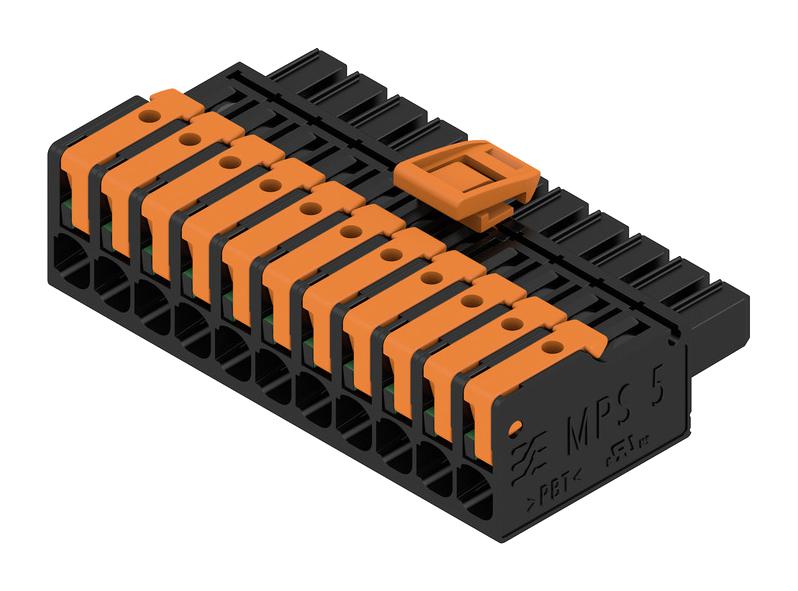 Weidmuller 2741760000 Terminal Block, Pluggable, 11Pos, 14Awg