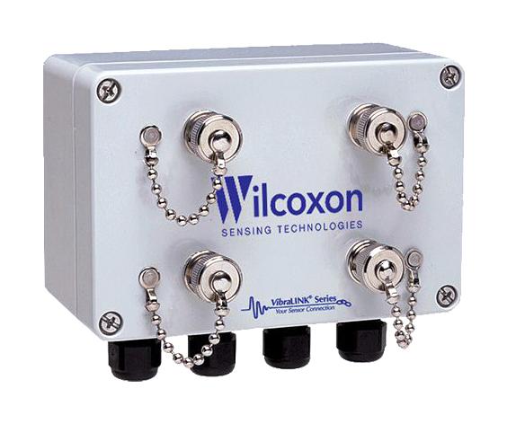 Amphenol Wilcoxon Cb4 Sensor Distribution Box, Bnc Connector, 4Port