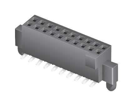 Samtec Sfm-110-02-S-D-A-K-Tr Socket, 1.27mm, Smt, 20 Way