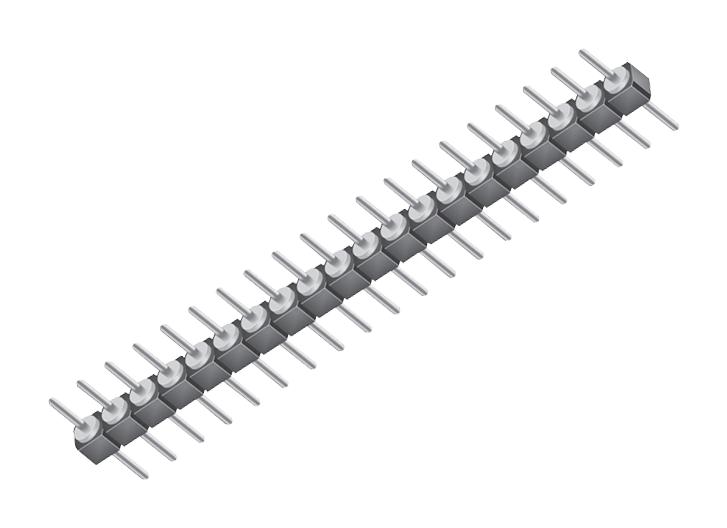 Samtec Ts-116-T-A Header, 2.54mm, Tht Vert, 16Way