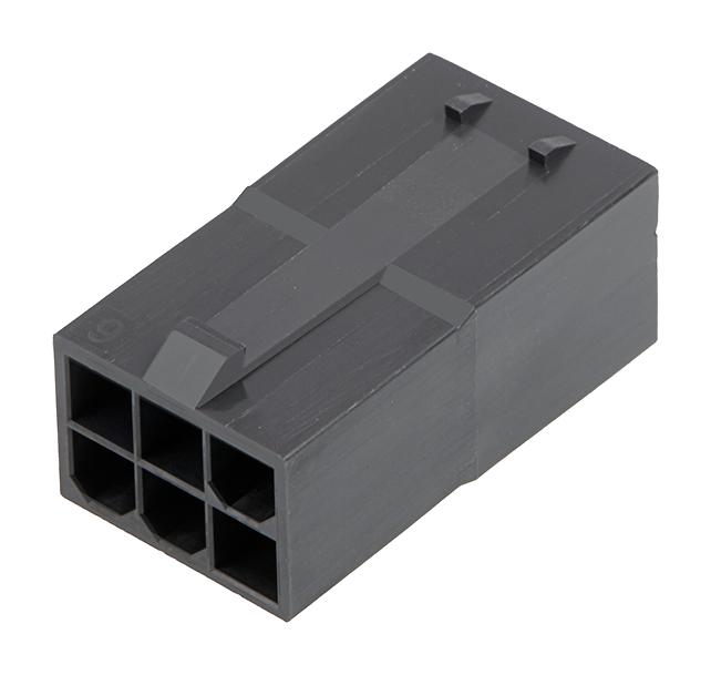 Molex 172762-1006 Connector Housing, Plug, 6Pos, 2Row, 4.2mm