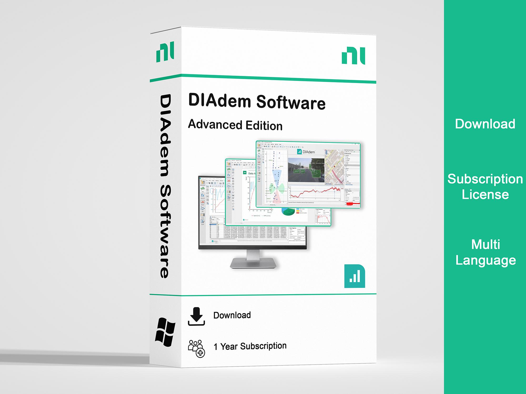 NI/emerson 784271-35 Diadem Advanced, Subscription License