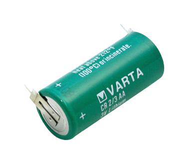 Varta 6237701301. Battery, Lithium, Cr2/3Aa, 1350Mah, 3V