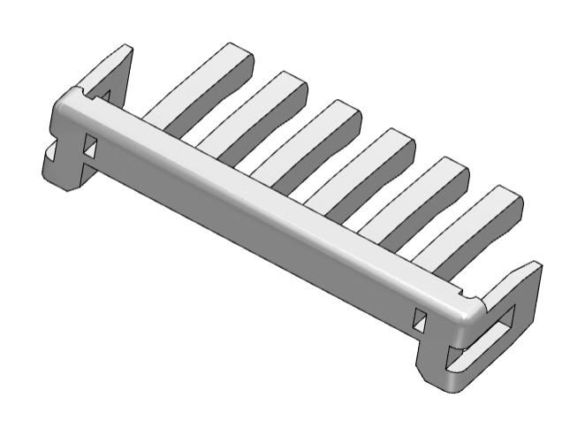 Molex 500817-0605 Tpa Retainer, 6Pos, 2.5mm, Polyester