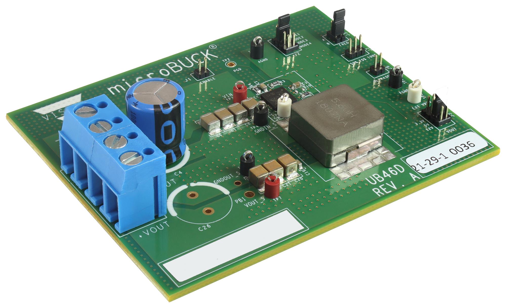 Vishay Sic477Evb-D Eval Board, Sync Microbuck Converter