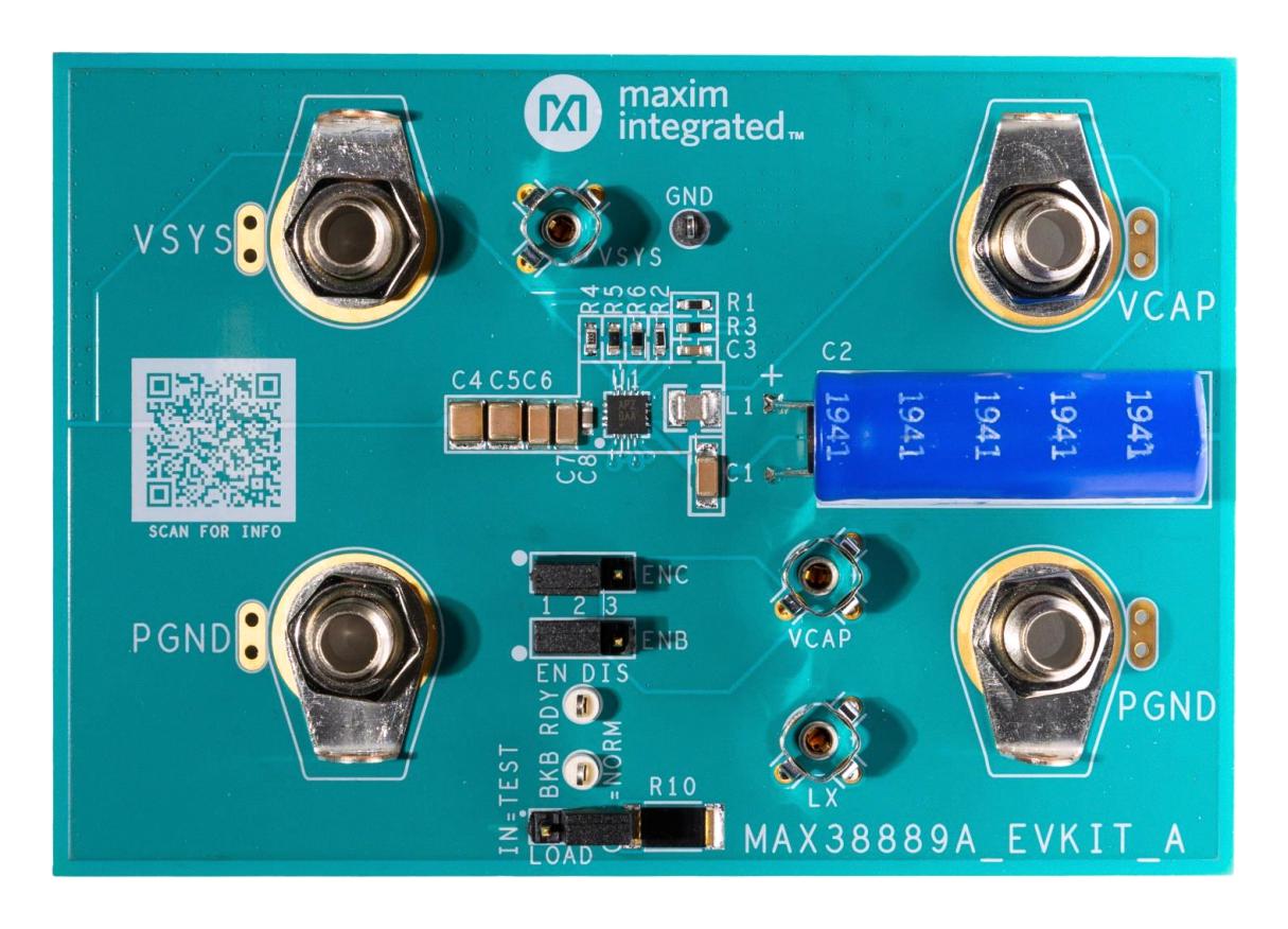 Analog Devices Max38889Aevkit# Eval Kit/supercapacitor Backup Regulator