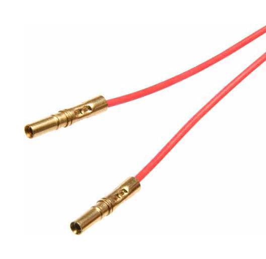 Harwin M80-9170099 Female Contact W/28Awg Wire, Red, 300mm