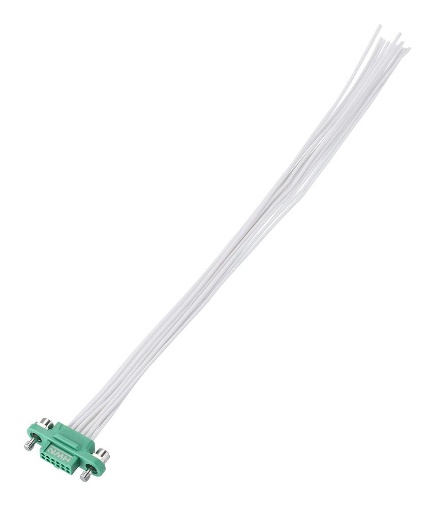 Harwin G125-Fc11205F1-0150L Cable Assy, Gecko Rcpt-Free End, 150mm