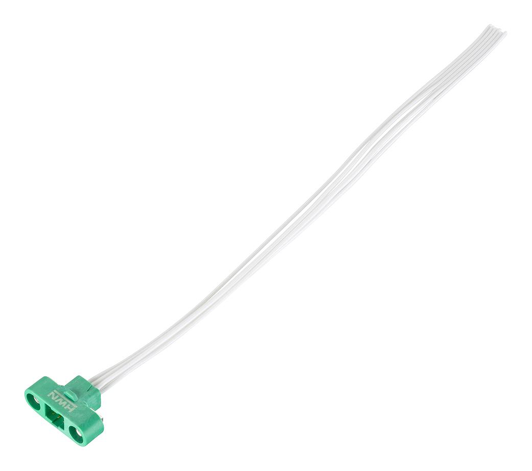 Harwin G125-Mc10605M1-0450L Cable Assy, Gecko Plug-Free End, 450mm